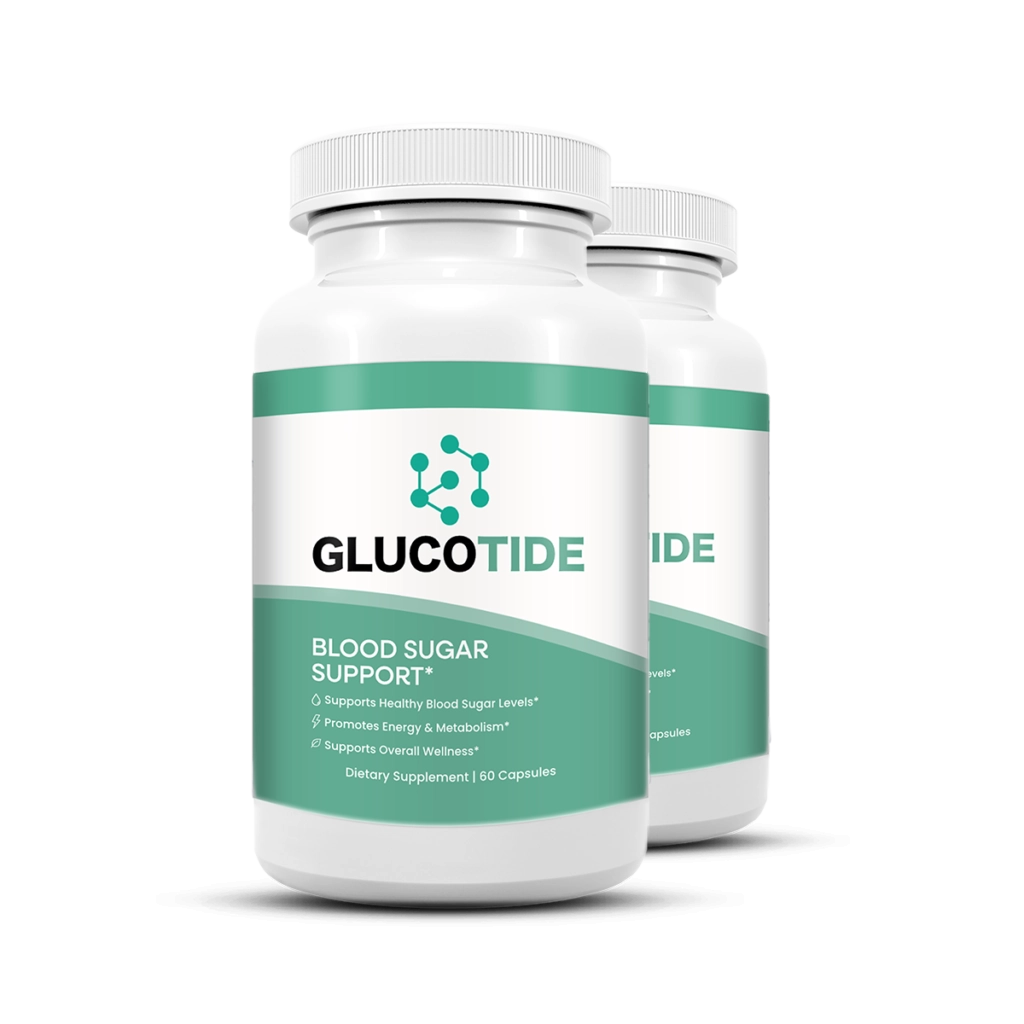 Glucotide supplement bottle front view
